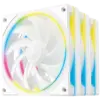 Вентилатор DeepCool FL12 SE 3IN1 WH 3x120mm ARGB Fans 8-pin Cable PWM Fluid Dynamic Bearing PBT 3 pack ARGB Halo White R