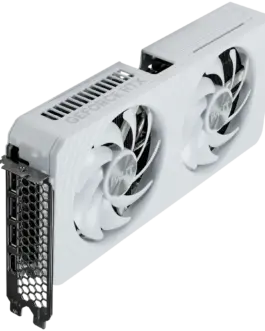 Alternative view of Видео карта Palit GeForce RTX 5060 Ti WHITE OC 16GB GDDR7, 128 bit, 1x HDMI 2.1b, 3x DP 2.1b, 2 Fan, 1x 8-pin pwr connector, 600W, 262.1 x 126.3 x 40.1 mm, NE7506TU19T1-GB2061M