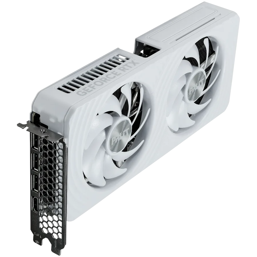 Видео карта Palit GeForce RTX 5060 Ti WHITE OC 16GB GDDR7, 128 bit, 1x HDMI 2.1b, 3x DP 2.1b, 2 Fan, 1x 8-pin pwr connector, 600W, 262.1 x 126.3 x 40.1 mm, NE7506TU19T1-GB2061M - Image 27