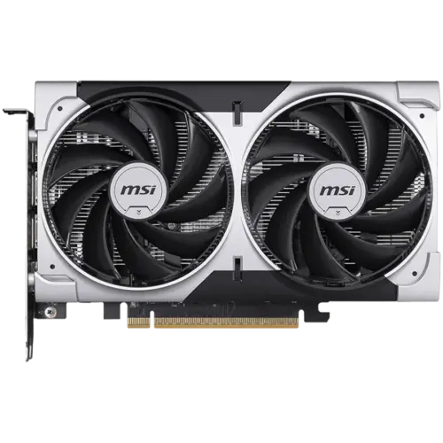 Alternative view of Видео карта MSI Video Card NVIDIA GeForce RTX 5050 8G VENTUS 2X OC, 8GB GDDR6, 128-bit, 2602 MHz Boost, 2560 CUDA Cores, PCIe 5.0 (x8), 3x DP 2.1b, HDMI 2.1b, RAY TRACING, Dual Fan, 130W TDP, 8-pin PCIe Power, G-SYNC, 2-Slot, 3Y