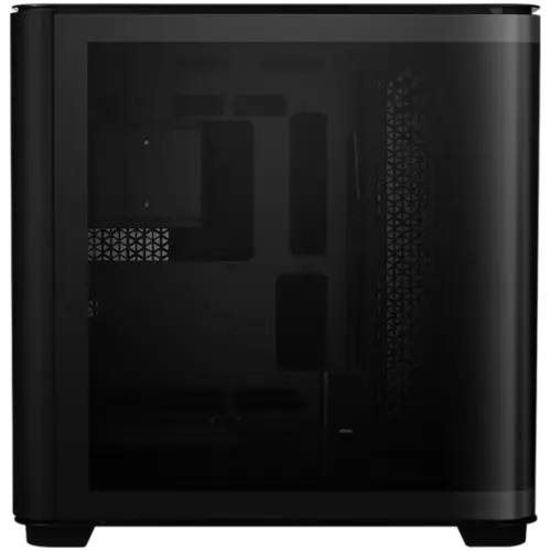 Alternative view of Кутия за компютър MSI MEG MAESTRO 700L PZ, Mid Tower, E-ATX/ATX(Back-connect supported)/M-ATX/ITX, 2x USB 3.2 Gen 1 Type-A, 1xUSB 3.2 Gen2x2 Type- C, 1x Audio/1x Mic, Aluminum Unibody Chassis, 270-degree Panoramic Tempered Glass, PCIe 4.0 Riser Cable