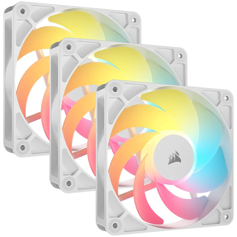 Вентилатор CORSAIR RS120-R ARGB White 120mm ARGB Fan Triple Pack
