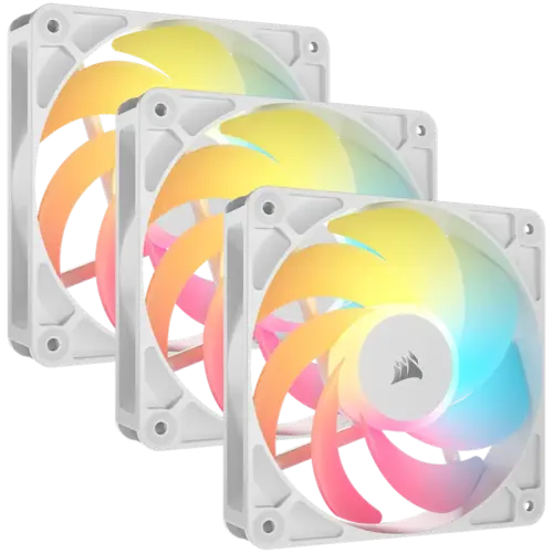 Вентилатор CORSAIR RS120-R ARGB White 120mm ARGB Fan Triple Pack