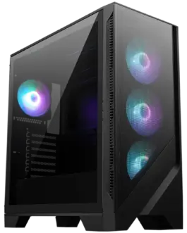 Кутия за компютър MSI MAG FORGE 321R AIRFLOW Mid-Tower ATX/M-ATX/ITX 2x USB 3.2 1x USB 3.2 Gen 2x2 Type-C 1x Audio/Mic L