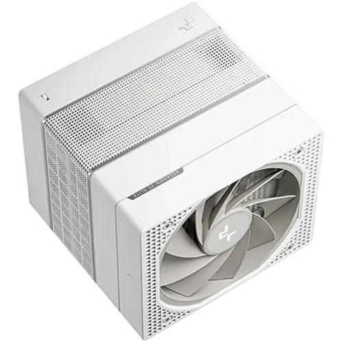 Alternative view of Охладител за процесор Охладител DeepCool ASSASSIN VC ELITE WH, CPU Air Cooler, 1x120mm + 1x140mm FDB Fans, Fan Speed Switch, Vapor Chamber, 7 Heatpipes, White, LGA20xx/1851/1700/1200/115x, AMD AM5/AM4, 144x147x164 mm(LxWxH), R-ASN4-WHNVNN-GJD, 6Y