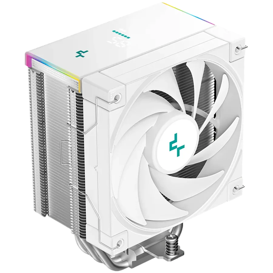 Охладител за процесор Охладител DeepCool AK500S DIGITAL SE WH CPU Air Cooler 1x120mm FK120 PWM FDB Fan ARGB Digital Disp