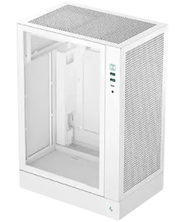 Кутия за компютър DeepCool CH170 PLUS WH Mini Tower Mini-ITX/Micro-ATX 2xUSB3.0 1xType-C Gen 2 1xAudio/Mic Mesh Panel Wh