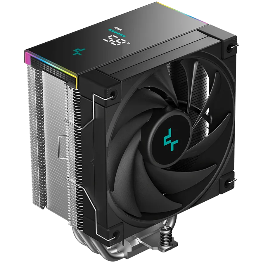 Охладител за процесор Охладител DeepCool AK500S DIGITAL SE CPU Air Cooler 1x120mm FK120 PWM FDB Fan ARGB Digital Display