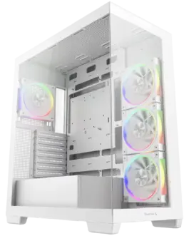 Кутия за компютър DeepCool CG580 4F WH V2 Mid Tower Mini-ITX/Micro-ATX/ATX Rear Connector support 2xUSB3.0 1x Type-C Gen