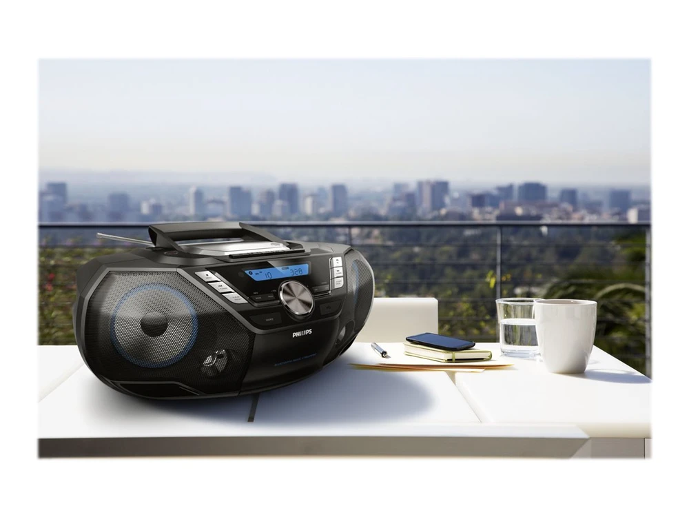 Радио PHILIPS Bluetooth CD Radio 12W RMS CD MP3-CD USB DAB+ FM AZB798T/12 - Image 4