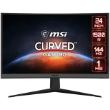 Монитор MSI Optix G24C6 Curved Gaming Monitor, 23.6" 144Hz, FHD (1920x1080), VA Anti-glare, 1ms, 250nit, 3000:1, 178°/178°, 1500R Curve, FreeSync Premium, Anti-Flicker, 1x DP, 2x HDMI, 1x Earphone out, Adjustable stand, 3Y Warranty - Image 50