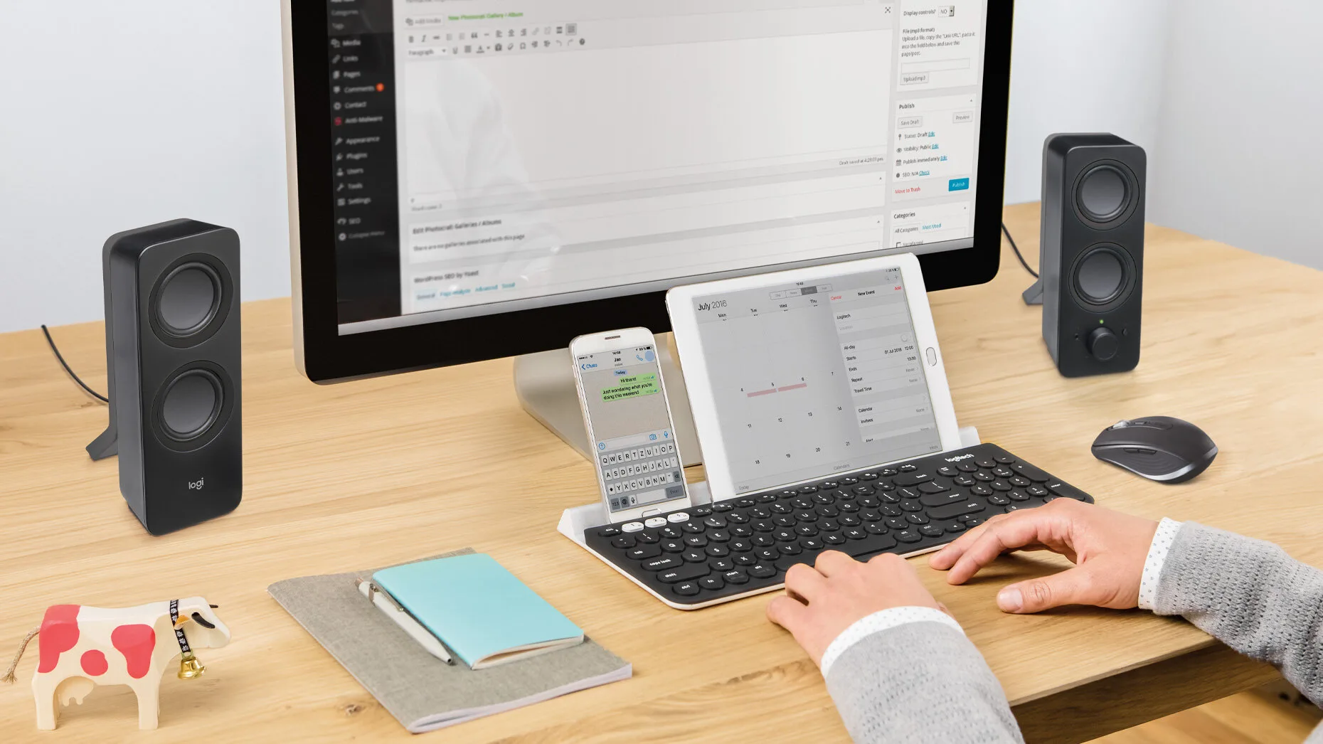 ТОНКОЛОНИ (ВИСОКОГОВОРИТЕЛИ) LOGITECH Z207 - Black - PN 980-001295 - Image 240