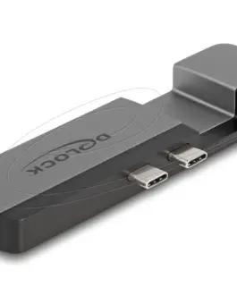 Докинг станция Delock for MacBook Pro / MacBook Air Thunderbolt 4 5K Резолюция / 100 W PD / 10 Gbps Hub / LAN /