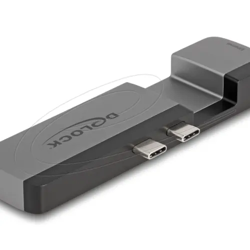 Докинг станция Delock for MacBook Pro / MacBook Air Thunderbolt 4 5K Резолюция / 100 W PD / 10 Gbps Hub / LAN /