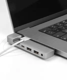 Alternative view of Докинг станция Delock for MacBook Pro / MacBook Air Thunderbolt 4, 5K Резолюция / 100 W PD / 10 Gbps Hub / LAN / Audio
