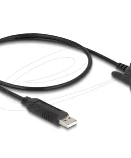 Delock Преходник (адаптер) от USB 2.0 към serial RS-232 DB9 мъжко 50 cm