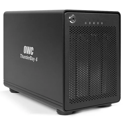 Alternative view of OWC HDD Enclosure - ThunderBay 4 up to 4xHDD read up to 1342MB/s 2xThunderbolt 2