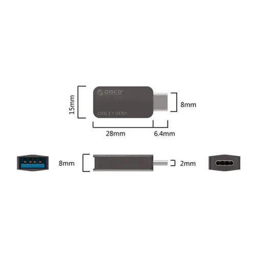Orico адаптер Adpater OTG USB 3.1 Type C to Type A/F