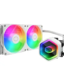 Охладител за процесор Cooler Master Master Liquid 240 Core II ARGB White Edition