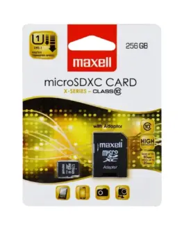 Карта памет Maxell micro SDXC 256GB read up 80Mb/s write up 20Mb/s