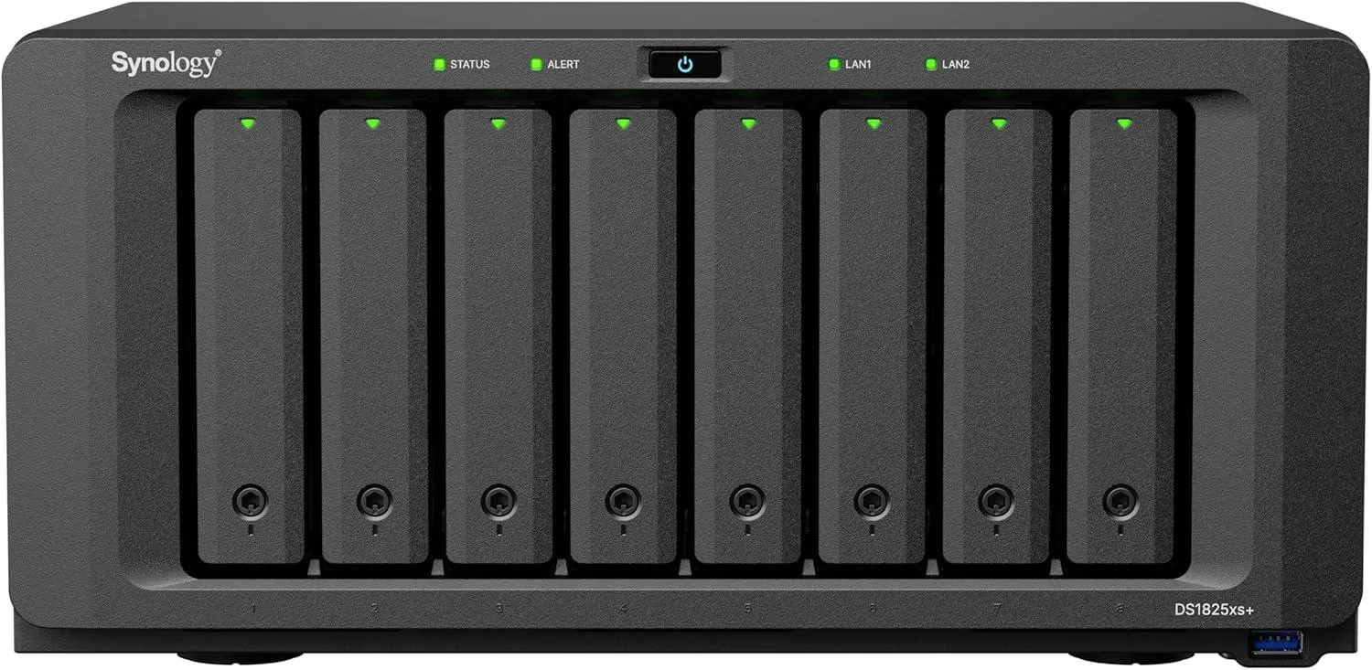 Мрежов сторидж Synology DS1825+ за 8 диска AMD Ryzen V1500B 8 GB DDR4