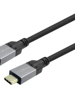 КАБЕЛ VIVOLINK USB-C to USB-C C USB3.2 - 20 Gbps - 2m - Black - PN PROUSBCMM2