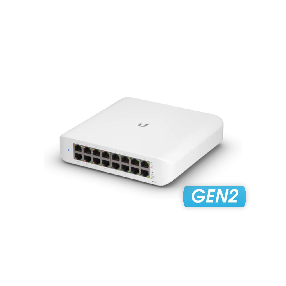 16-портов гигабитен PoE комутатор Ubiquiti UniFi Switch Lite USW-Lite-16-PoE Gen2 - Image 139