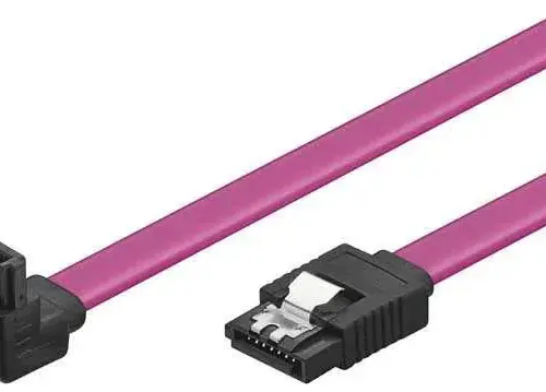 VCom Кабел SATA Cable W/Lock Right Angle - CH302R-0.45m