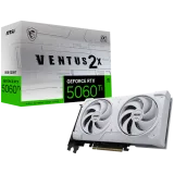 Видео карта MSI Video Card NVIDIA GeForce RTX 5060 Ti 8G VENTUS 2X OC WHITE PLUS, 8GB GDDR7, 128-bit, 2617 MHz Boost, 4608 CUDA Cores, PCIe 5.0 (x8), 3x DP 2.1b, HDMI 2.1b, RAY TRACING, Dual Fan, 180W TDP, 8-pin PCIe Power, G-SYNC, 2-Slot, 3Y - Image 42