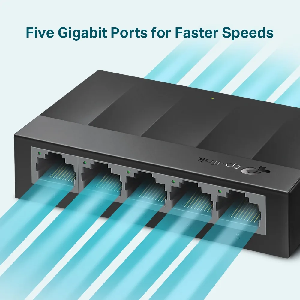 Комутатор TP-Link LS1005G 5-порта 10/100/1000Mbps - Image 137