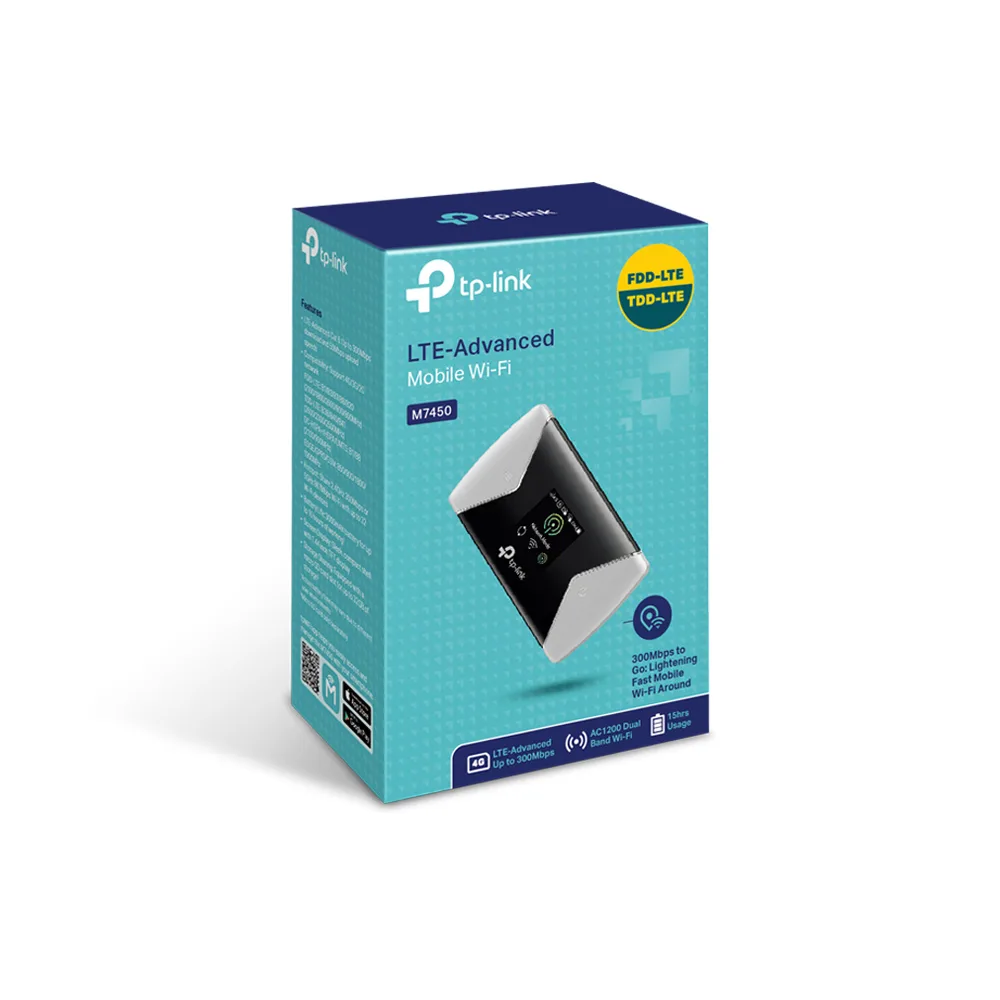 Двулентов 3G/4G рутер TP-Link M7450 300 Mbps AC1200 - Image 5