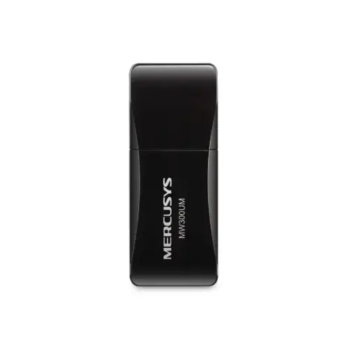 Безжичен мини USB адаптер Mercusys MW300UM N300