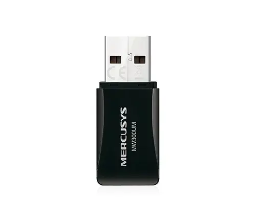 Alternative view of Безжичен мини USB адаптер Mercusys MW300UM N300