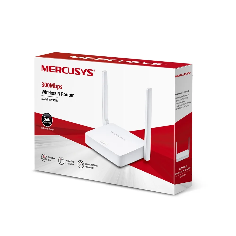 Безжичен рутер Mercusys MW301R 300 Mbps - Image 138