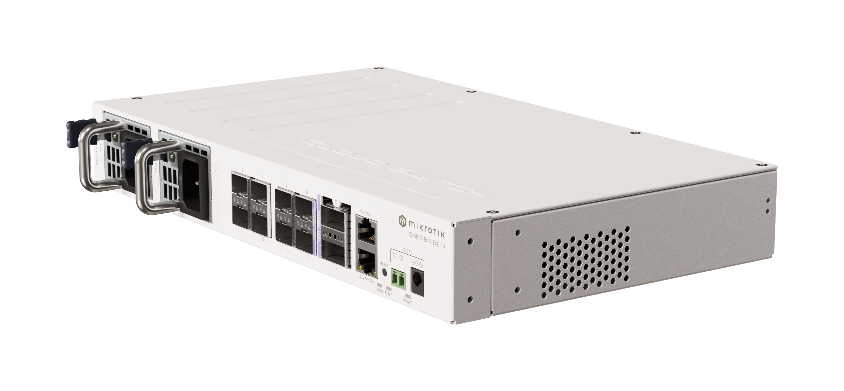 Комутатор MikroTik CRS510-8XS-2XQ-IN 2x 100 Gigabit QSFP28 порта, 8x 25 Gigabit SFP28 порта - Image 137