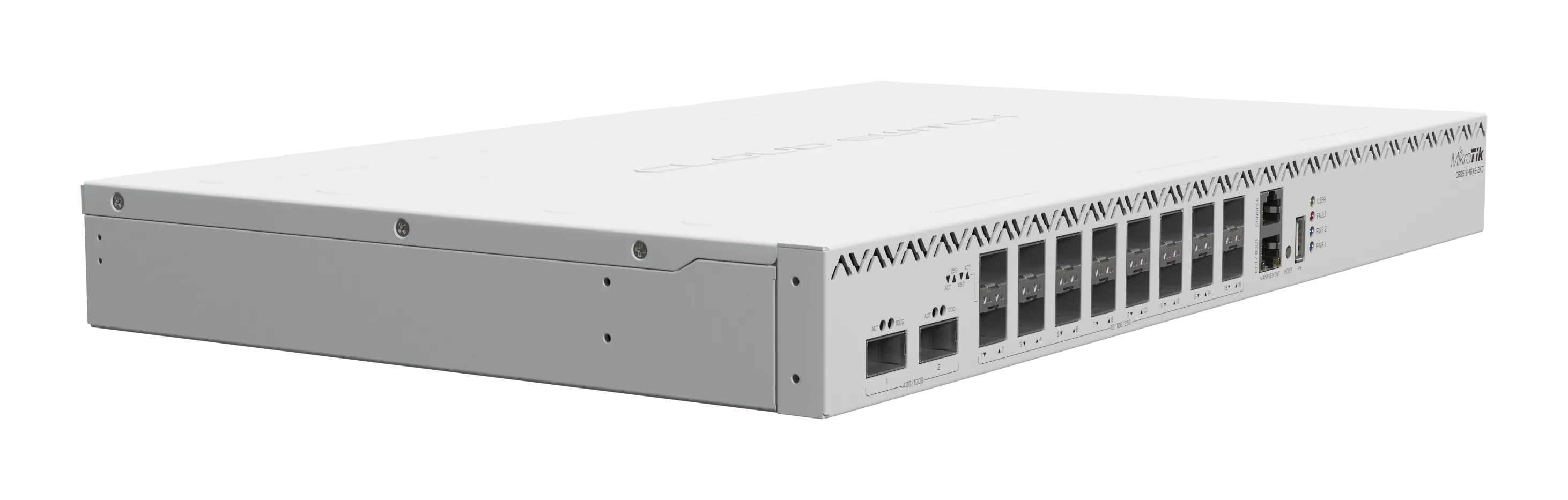 Комутатор MikroTik CRS518-16XS-2XQ-RM 2x 100 Gigabit QSFP28 порта и 16x 25 Gigabit SFP28 порта - Image 138
