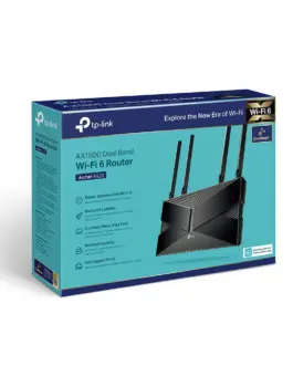 Alternative view of 2-лентов Wi-Fi 6 безжичен рутер TP-Link Archer AX23 AX1800