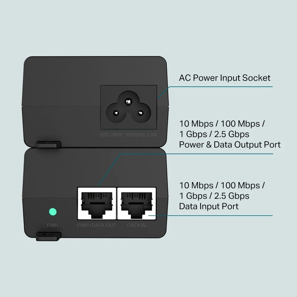PoE+ инжектор TP-Link TL-POE260S 2.5G - Image 30