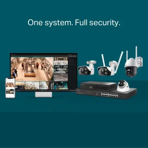 Alternative view of 4MP външна пълноцветна Wi-Fi Bullet мрежова камера TP-Link VIGI C340-W