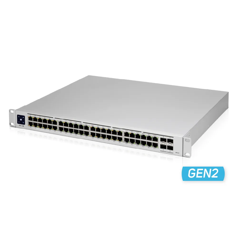 48-портов гигабитен комутатор Ubiquiti USW-Pro-48-POE Gen2 - Image 133