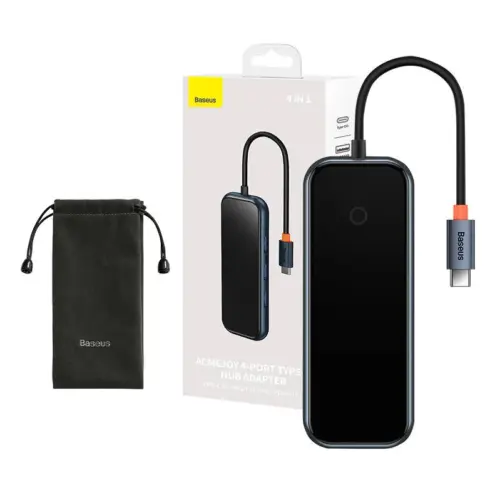USB хъб Baseus AcmeJoy WKJZ010013 4-портов USB-C към 3xUSB 3.0 + USB-C PD –