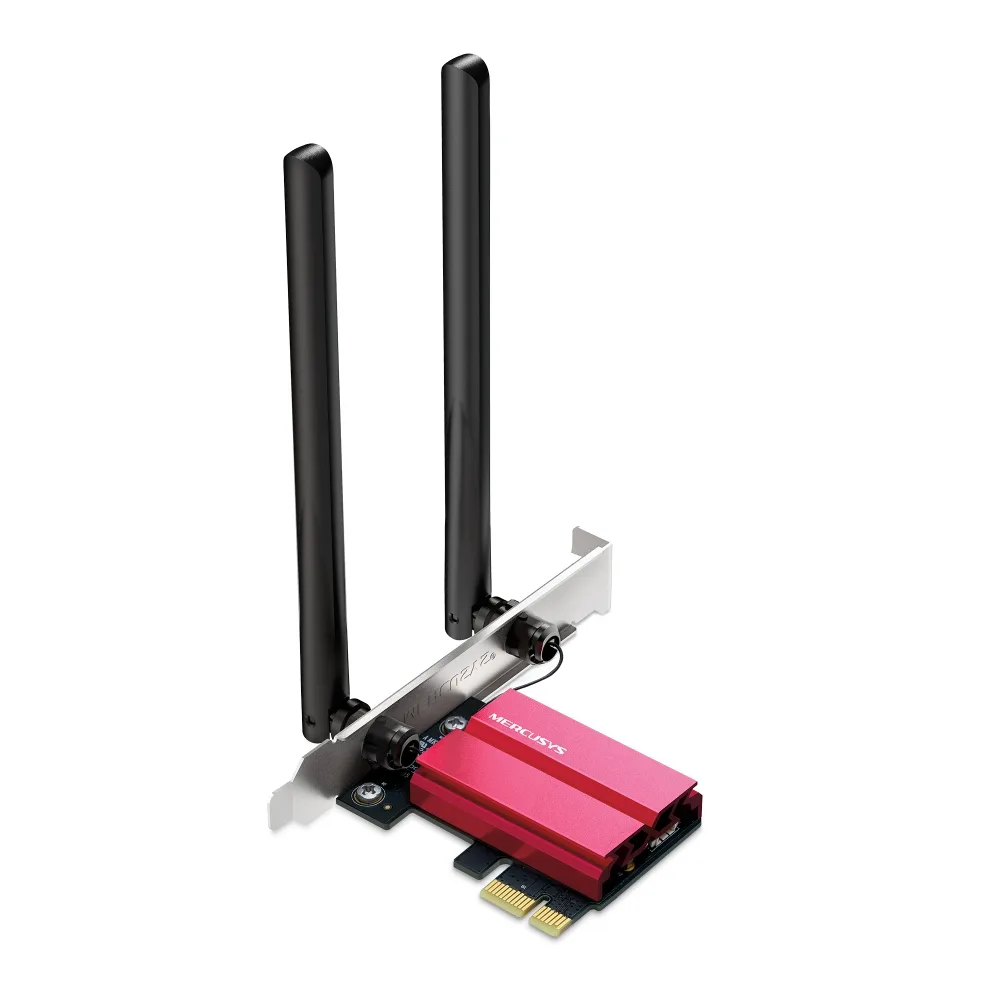 Безжичен Wi-Fi 6E Bluetooth 5.3 PCIe Адаптер Mercusys MA86XE AXE5400 - Image 100