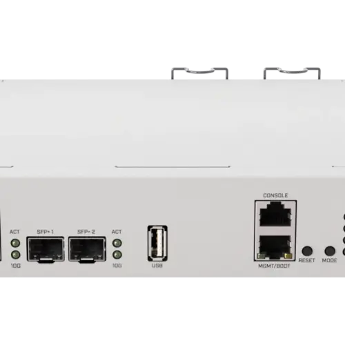 19-портов Gigabit комутатор MikroTik CRS418-8P-8G-2S+RM