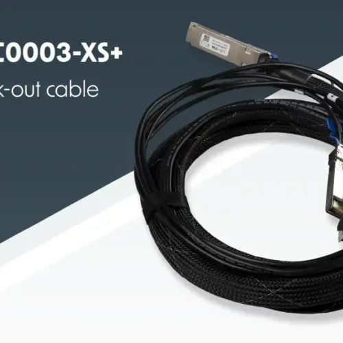 100G direct attach QSFP28 кабел към 4x SFP28 XQ+BC0003-XS+