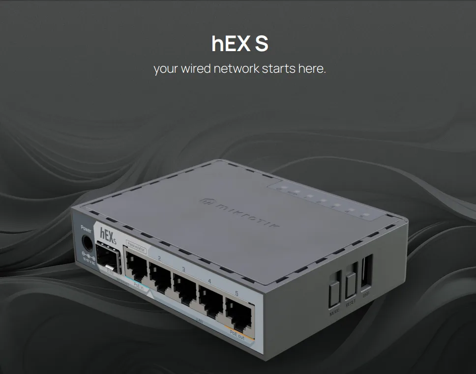 Рутер MikroTik hEX S (2025) E60iUGS - Image 105