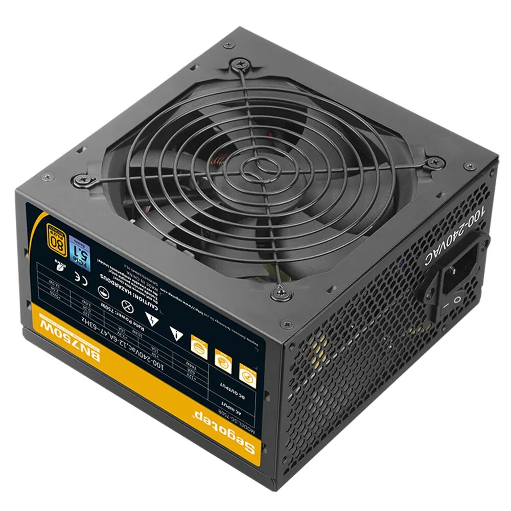 Захранващ блок Segotep BN750W V2 750W 80PLUS Bronze PCIE 5.1 - черен - Image 2