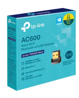Alternative view of Безжичен USB nano адаптер TP-Link Archer T600UB Nano AC600