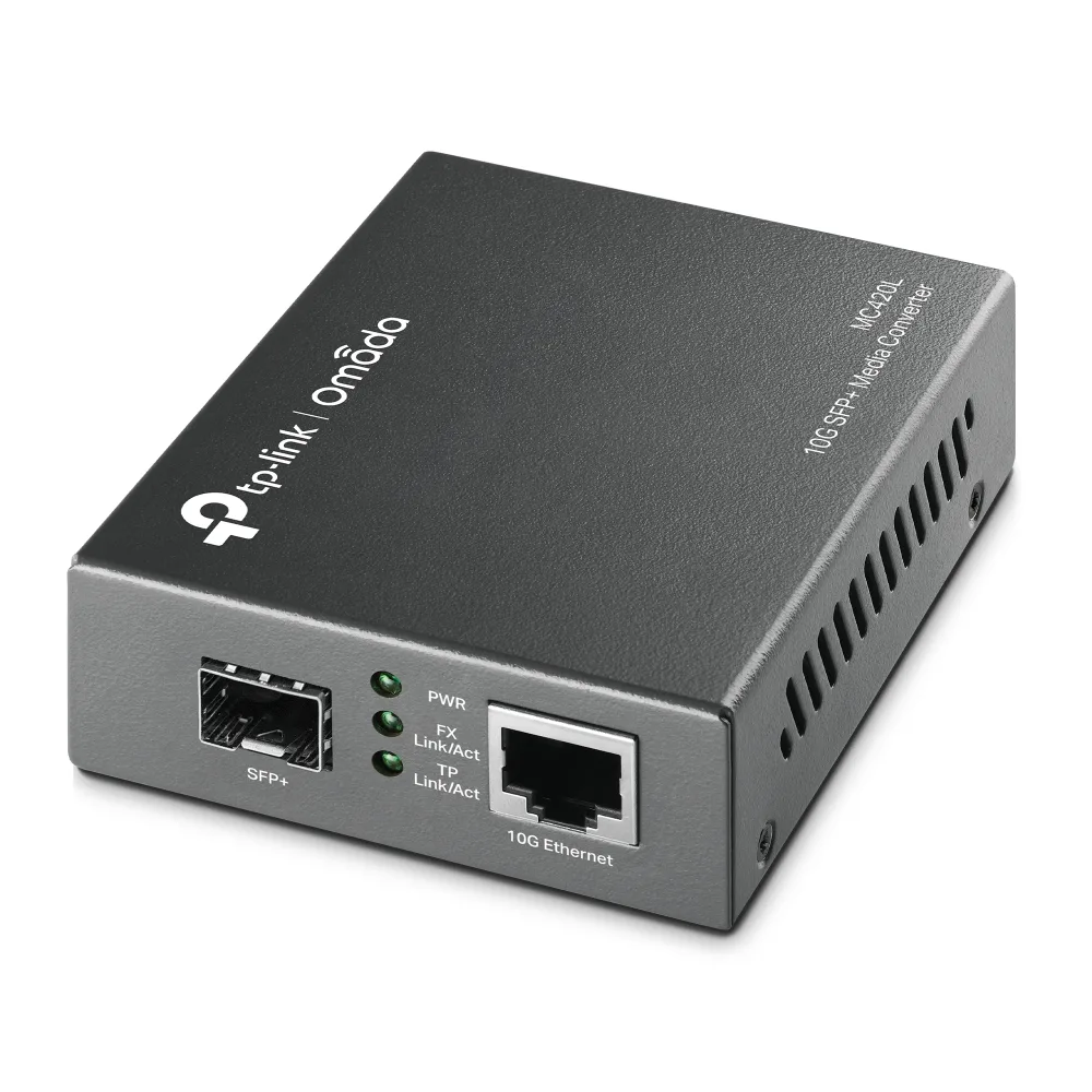 Медиен конвертор TP-Link Omada MC420L 10G Multi-Gigabit SFP - Image 2