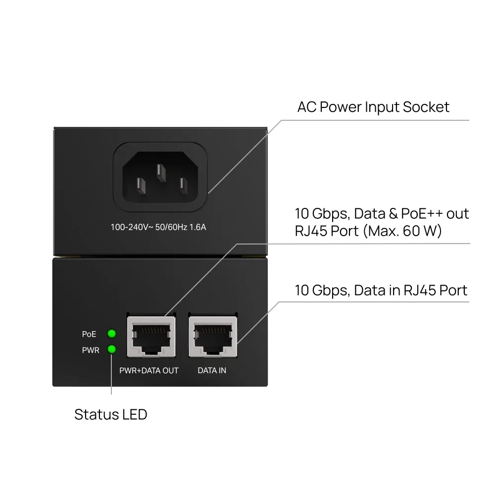PoE++ инжектор TP-Link Omada POE370S - Image 21