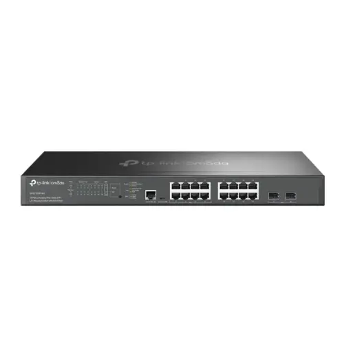 16-портов комутатор TP-Link Omada SG3218XP-M2 2.5G и 2-порта 10GE SFP+ L2+ управляем с 8-порта